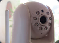 steuerbare IP "Dome-Kamera" mit IR LEDs